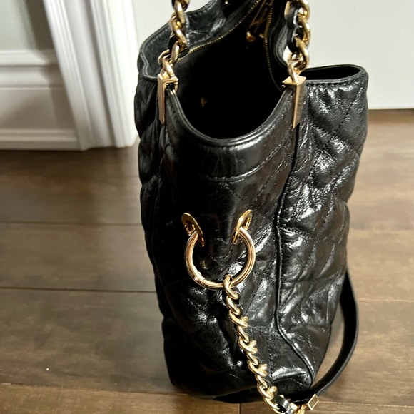 MICHAEL Michael Kors Susannah Black Quilted Leather Purse - Picture 4 of 7